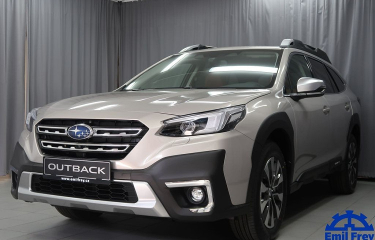 Subaru Outback TOURING 4x4. hnědá kůže Nappa