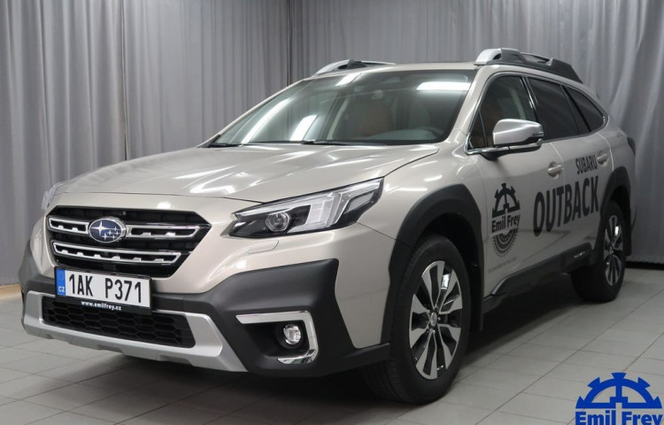 Subaru Outback TOURING 4X4 + hnědá kůže. DEMO