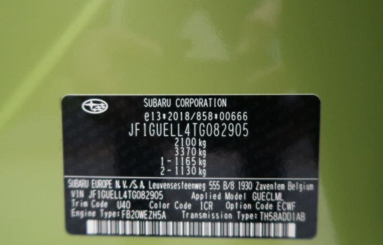 Subaru Crosstrek ACTIVE 4X4. Úvěr 50:50 s 0%!