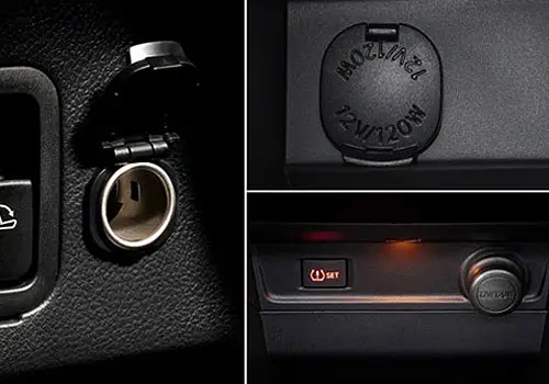 Tři 12V zásuvky pro vaše vybavení