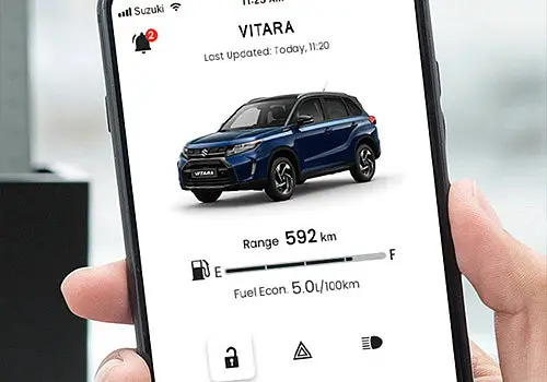 Konektivita Suzuki Connect