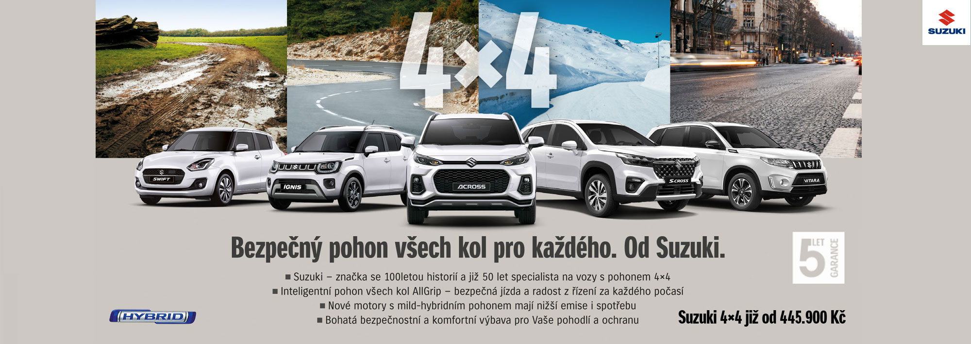 Emil Frey ČR: Suzuki, Vitara, Ignis, S-Cross, Swift, Swift Sport, Emil Frey