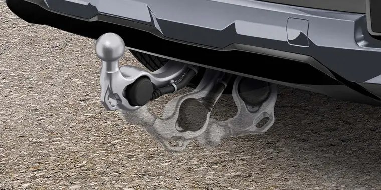 Výsuvné tažné zařízení (částečně elektrické)